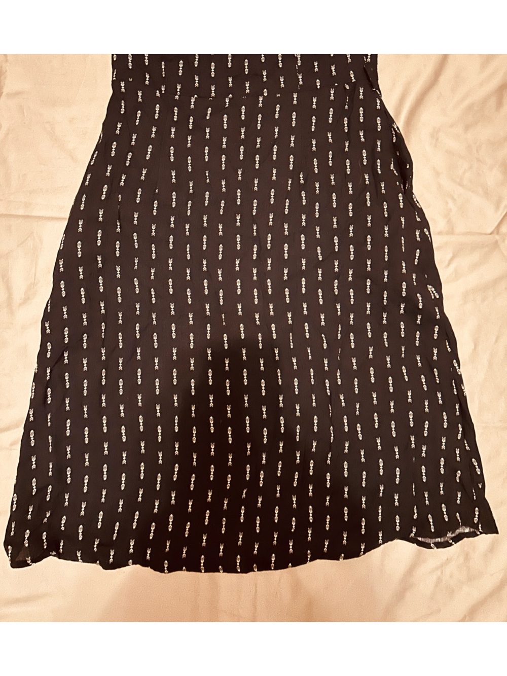 Lost + Wonder Black Off-Shoulder Button-Front Summer Dress Size Medium - Picture 11 of 14